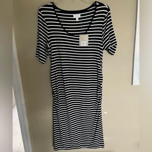 Striped Maternity Dress